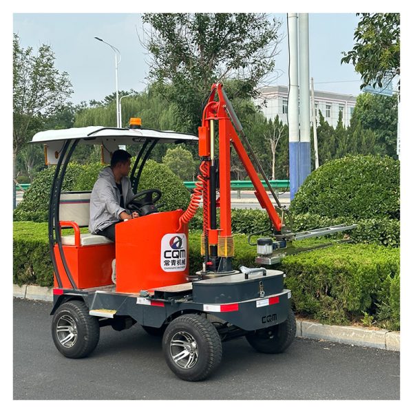 1 (1) City Roadside Green Belt Trimmer Ride-on Trimmer Fully Automatic Hedge Trimmer Lawn Mower