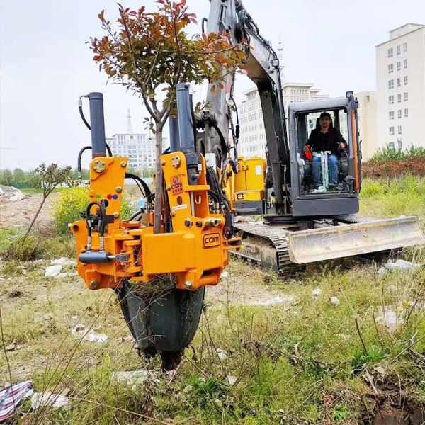 场景图 (33) C40-6 Tree Transplanter Excavator Modified Hydraulic Tree Mover
