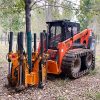 C140-6 Tree Spade Digger For 30 Tons Machine Tree Spade Attachment For Excavator