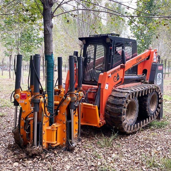 场景图 (47) C140-6 Tree Spade Digger For 30 Tons Machine Tree Spade Attachment For Excavator