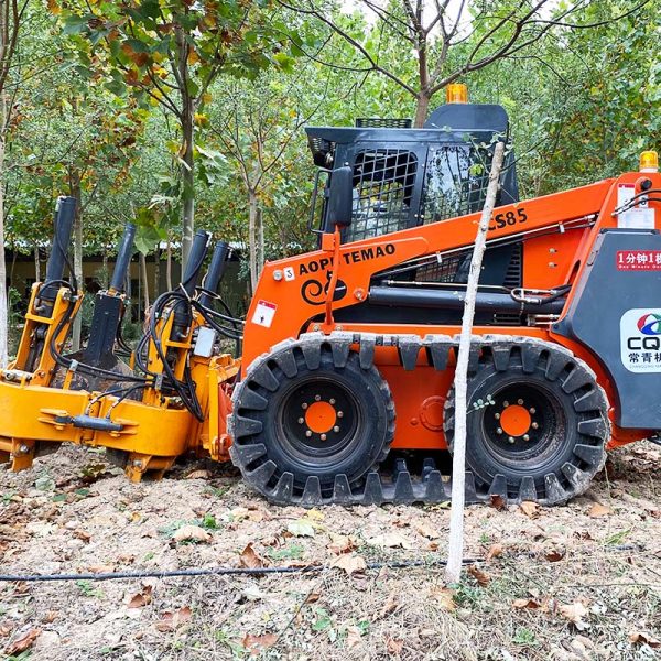 场景图 (48) C140-6 Tree Spade Digger For 30 Tons Machine Tree Spade Attachment For Excavator