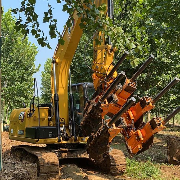 场景图 (52) C80-6 Excavator Front-end Tree Transplanter With High Quality